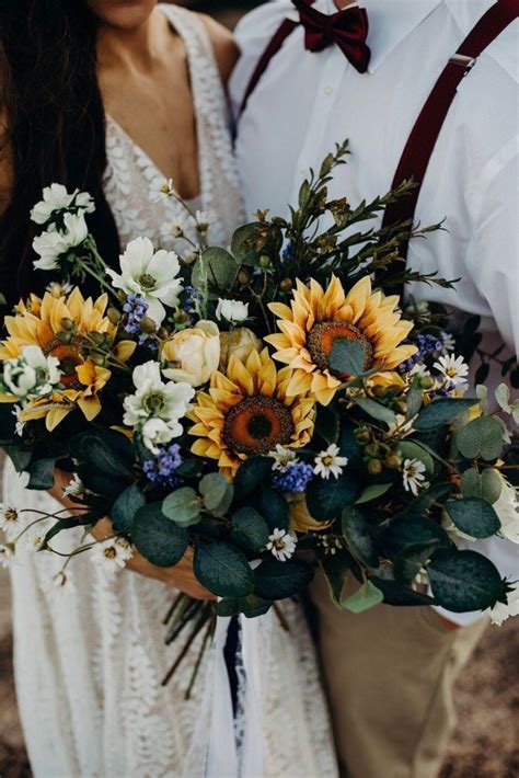 Cheerful Sunflower Wedding Ideas For A Rustic Chic Wedding