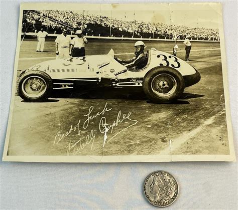 Lot Vintage 1954 Race Car Driver Wally Campbell In 33 Ray Brady Car