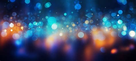 Glowing Bokeh Light Effect Stock Image Image Of Blue 313158765