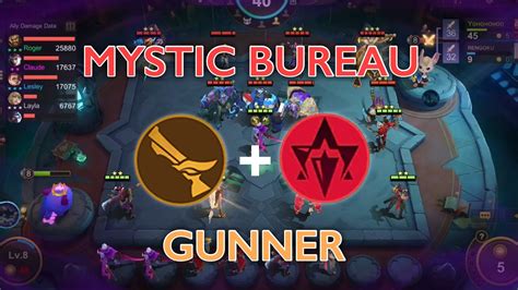 NEW SYNERGY MYSTIC BUREAU COMBO WITH GUNNER MAGIC CHESS MOBILE