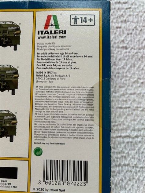 Italeri Wwii Dukw Amphibian Vehicle Plastic Model Kit Ita