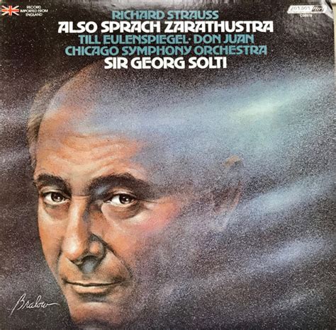 Richard Strauss Chicago Symphony Orchestra Sir Georg Solti Also