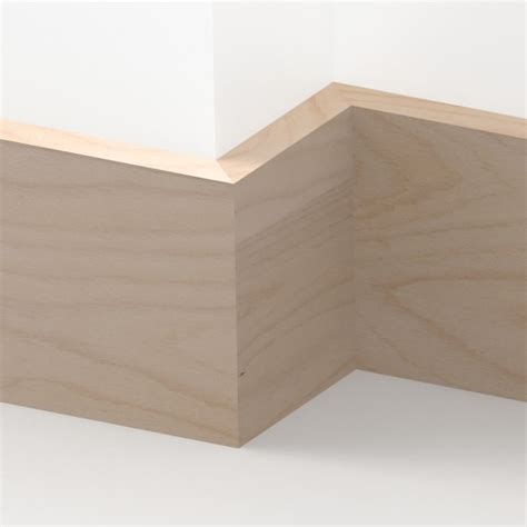 Solid Beech Square Edge Skirting 3 Metre From Uk