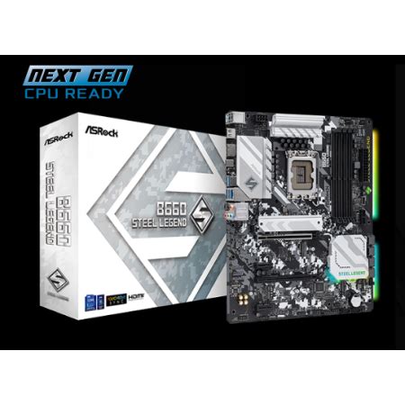 MAINBOARD ASROCK B660 STEEL LEGEND LGA1700 DDR4 Xanh Đỏ PC Gaming