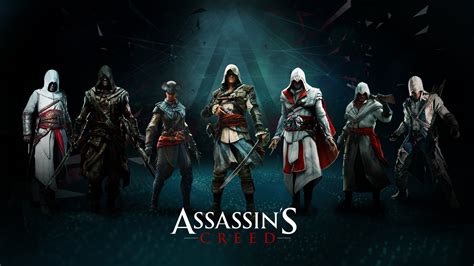 Assassins Creed Hd Wallpaper Altair Connor Ezio Edward Kenway