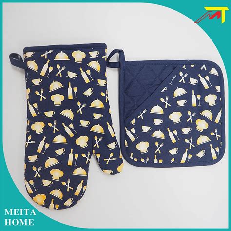 Custom Novelty Silicone Printed Cut Oven Mitt Glove For Kitchen Buy