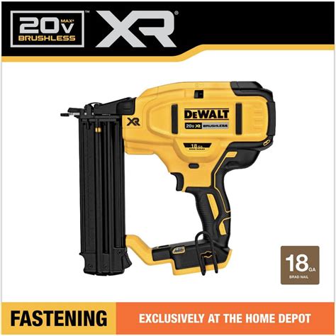 Reviews For Dewalt 20v Max Xr Lithium Ion Electric Cordless 18 Gauge Brad Nailer Tool Only