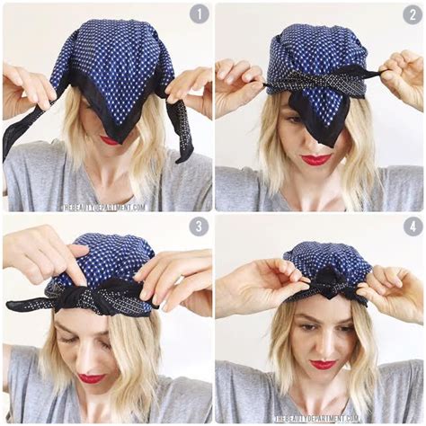 15 Scarf Hairstyles For Short Hair - Short Hair Care Tips - Short Locks Hub
