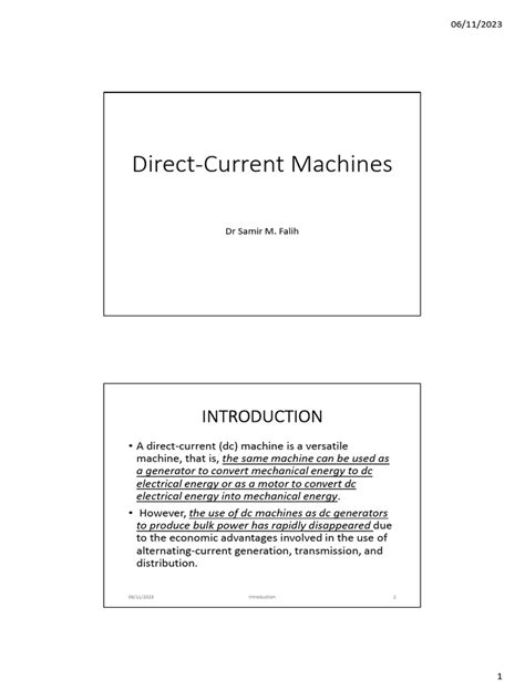 Dc Machine Pdf Electric Motor Power Physics