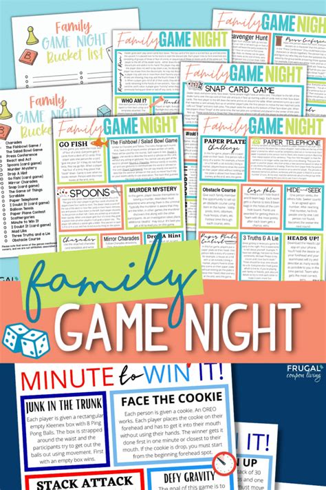 Family Game Night Ideas with the Ultimate List of Games