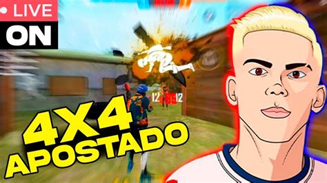 FREEFIRE AO VIVO JOGANDO 4x4 APOSTADO SALINHA INSCRITOS 6x6