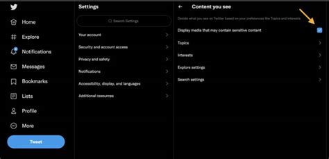 How To Turn Off Sensitive Content Warning On Twitter