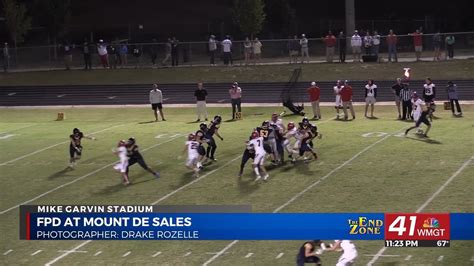 THE END ZONE HIGHLIGHTS Mount De Sales Welcomes FPD YouTube