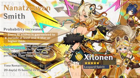 Xilonens Complete Kit Damage Skills Burst Talents And