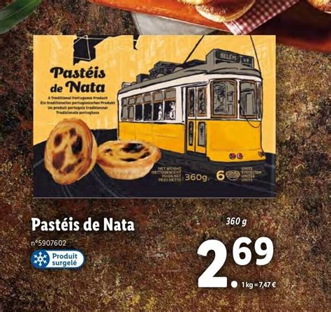 Promo Past Is De Nata Chez Lidl