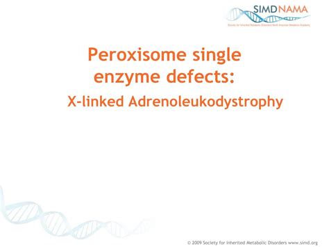 PPT - Disorders of Peroxisome Biogenesis (PBD) PowerPoint Presentation ...