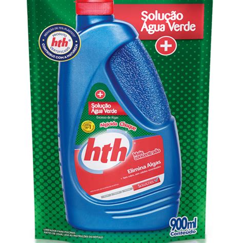 Algicida 900ml HTH Refil Choque Solução Água Verde Leroy Merlin