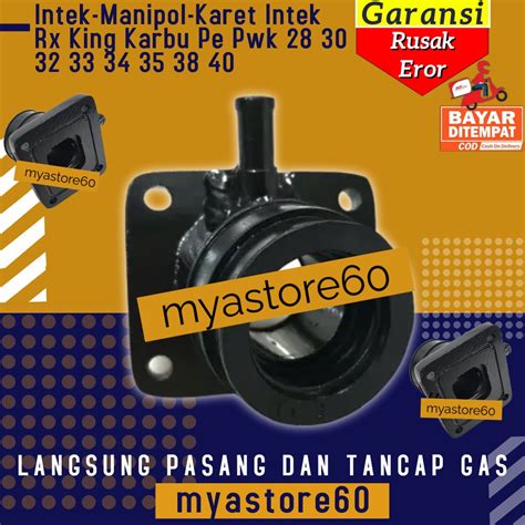 Jual Manipul Manipol Karet Rxking Intake Intek Leher Angsa Sambungan