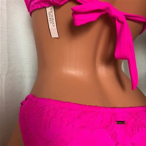 Victoria S Secret Swim Nwt Vs Dl Crochet Matching Bikini Poshmark