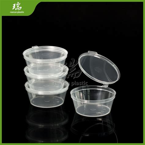 Rearun Disposable Plastic Sauce Cups China Factory Plastic Sauce