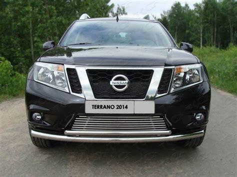 Защита переднего бампера NISSAN Terrano (Ниссан Террано) с 2014 г.