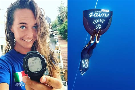 🇮🇹 New Cmas Freediving World Record In Constant Weight With Monofin For