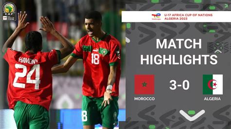 Morocco Vs Algeria U17 AFCON 2023 Quarterfinal YouTube