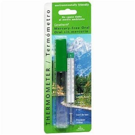 Geratherm Thermometer Oral Mercury Free 1 Ct Smiths Food And Drug