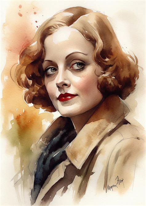 Tallulah Bankhead Digital Art By Dieu Vuong Kha Fine Art America