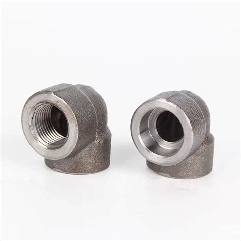 Forged Carbon Stainless Steel Pipe Fittings Socket Welded Npt Threaded