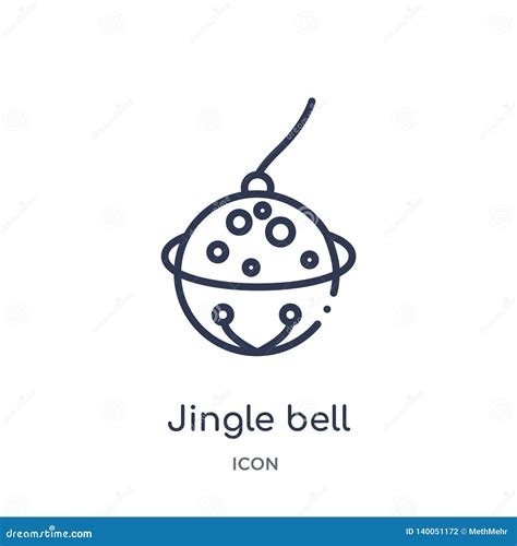 Linear Jingle Bell Icon From Christmas Outline Collection Thin Line