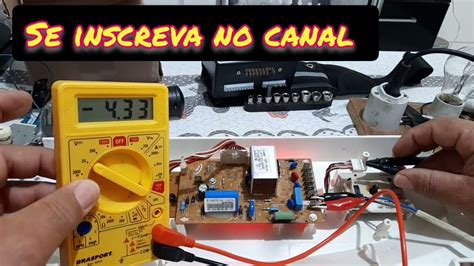 como testar placa de potência Interface e encoder lavadora consul maré