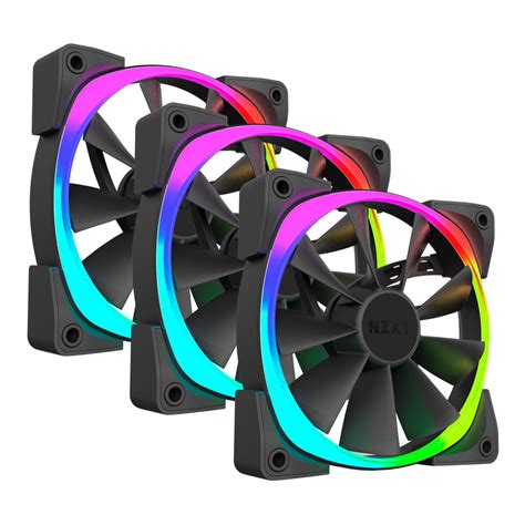 CASE FAN พดลมเคส NZXT AER 120 MM RGB TRIPLE PACK RF AR120 T1