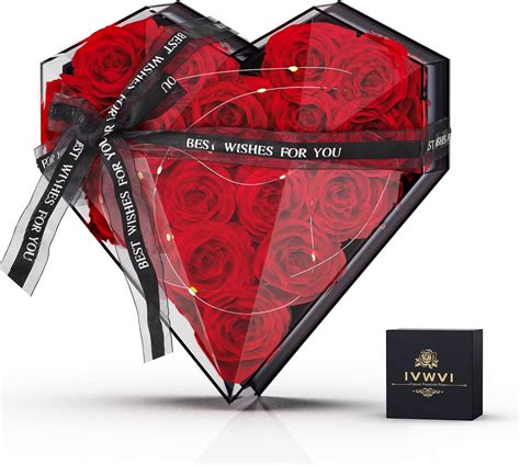 Amazon Ivwvi Preserved Rose Gifts For Her Pcs Preserved