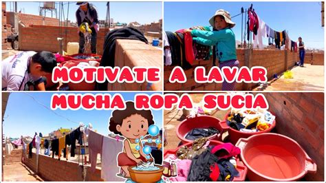 Acumule Mucha Ropa Sucia Para Lavarmotivate Conmigo A Lavar Ropa A