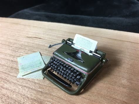 Typewriter Miniature 1 Scale All Metal Etsy