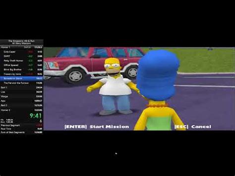 The Simpsons Hit And Run Speedrun All Story Missions In 1 32 05 YouTube