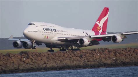 Qantas VH OEJ Wunala Boeing 747 438 ER YouTube