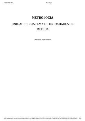 Atividade Metrologia Fa A Uma Tabela Os Valores Medidos Em