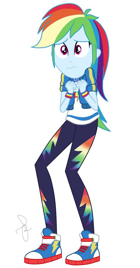 Eqg Series Scared Rainbow Dash By Ilaria122 On Deviantart