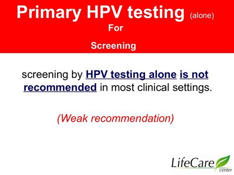 Cervical Cancer Screening Guidelines 2013