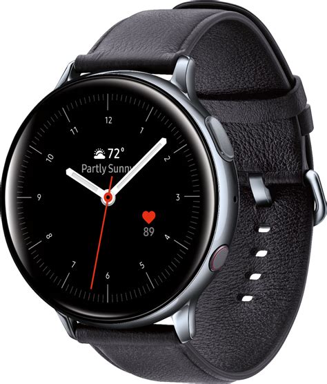 Best Buy: Samsung Galaxy Watch Active2 Smartwatch 44mm Stainless Steel ...