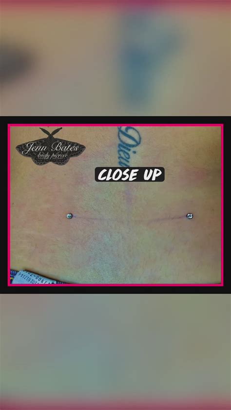 Dermal Fun Got To Do These Back Dimple Dermals Hip Piercing Back