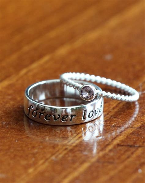 Couples Promise Ring Forever Love Kandsimpressions