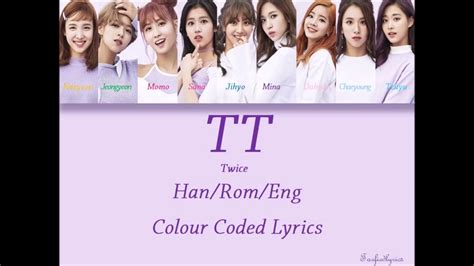 Twice 트와이스 Tt Coded Lyrics Han Rom Eng Taefiedlyrics Youtube