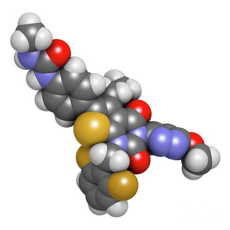 Relugolix Drug Molecule Photograph By Molekuul Science Photo Library