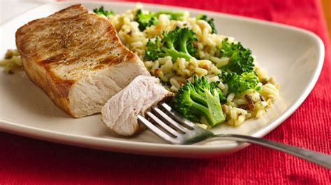 Pork Chops With Broccoli And Rice Recipe Pillsbury