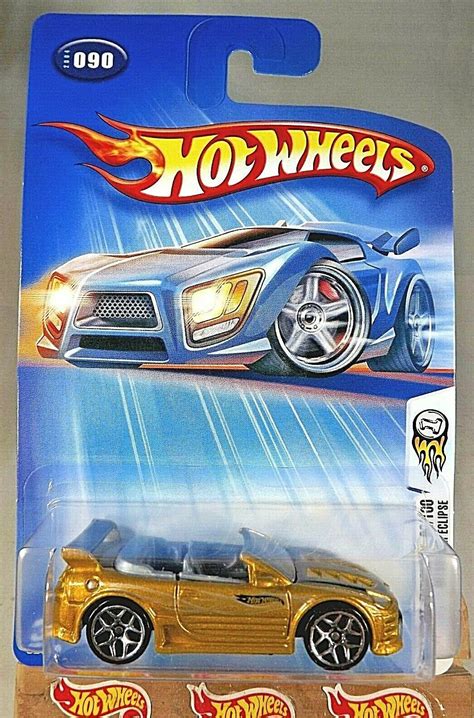 Hot Wheels First Editions MITSUBISHI ECLIPSE Gold W Chrome YSp Variant Contemporary