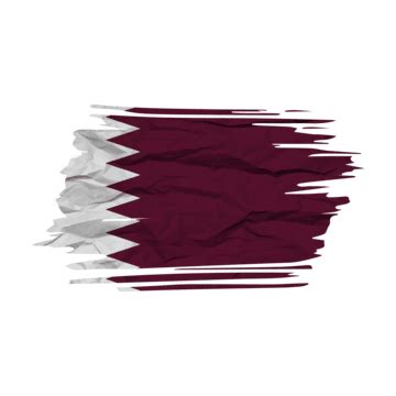 Qatar Flag Qatar Watercolor Flag Qatar Torn Flag Qatar Qatar Badge