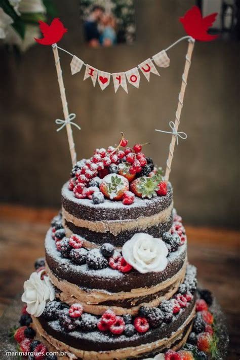 Naked Cake Para Casamento Veja Receitas E Ideias